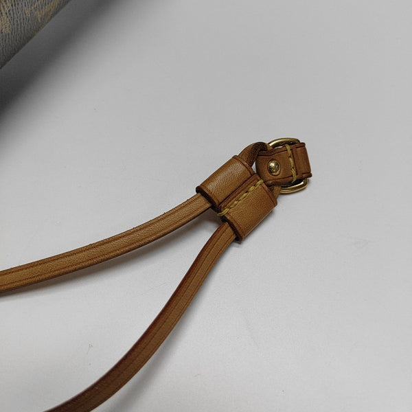 NEVERFULL MM Monogram Coated Canvas Brown