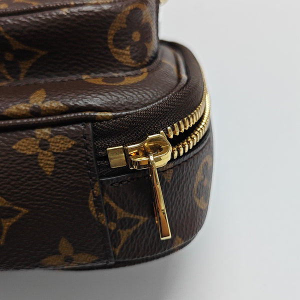 UTILITY Monogram Coated Canvas Brown