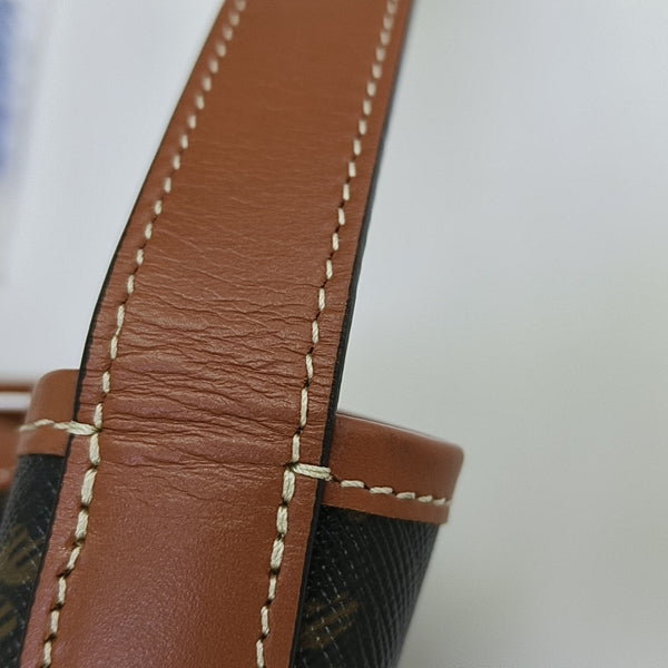 TRIOMPHE CANVAS Small Coated Canvas Brown