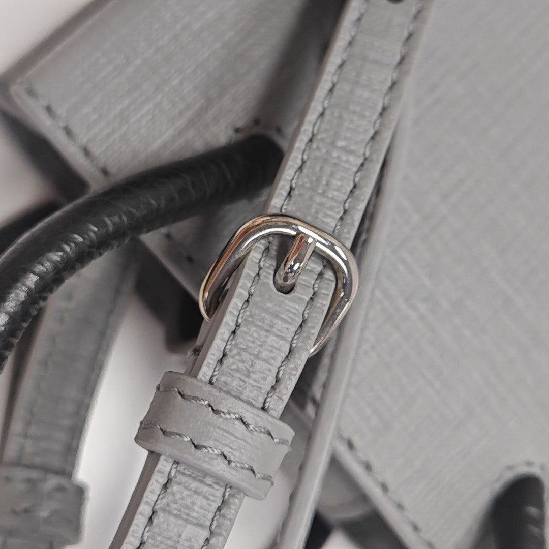 Shopping Bag Calfskin Gray