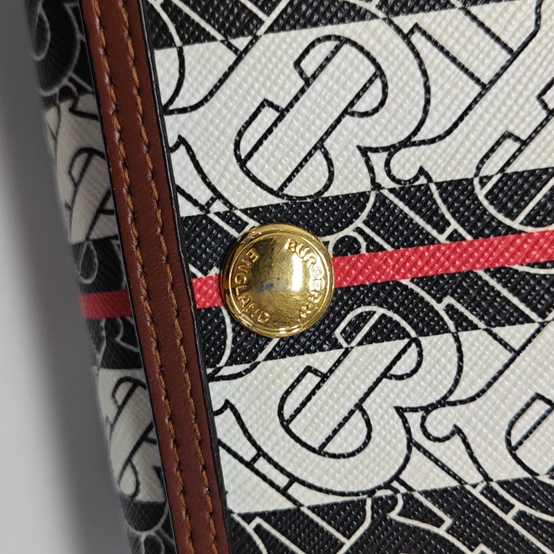 Crossbody Bag Coated Canvas Multicolor