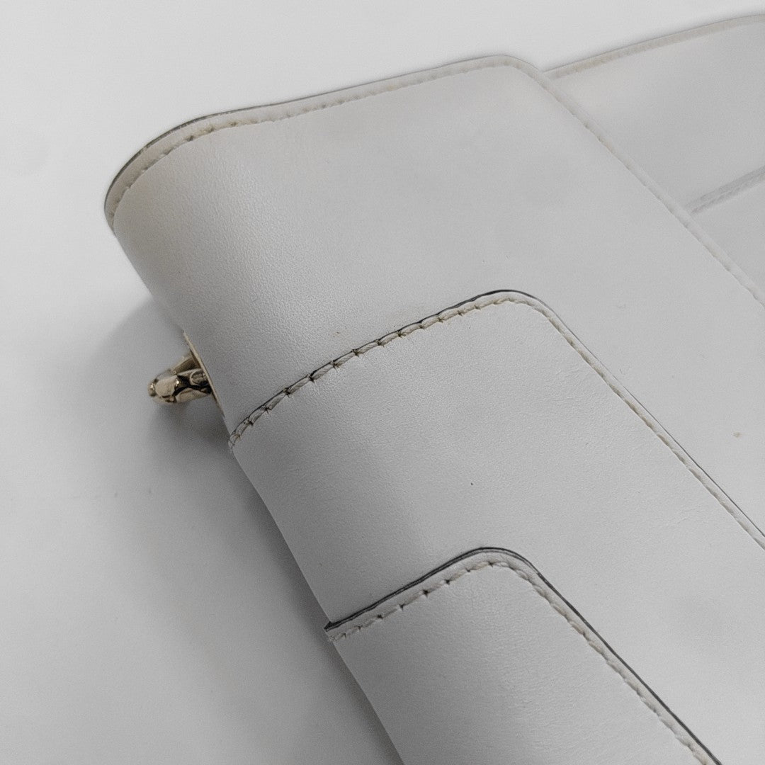 SERPENTI FOREVER Medium Calfskin White