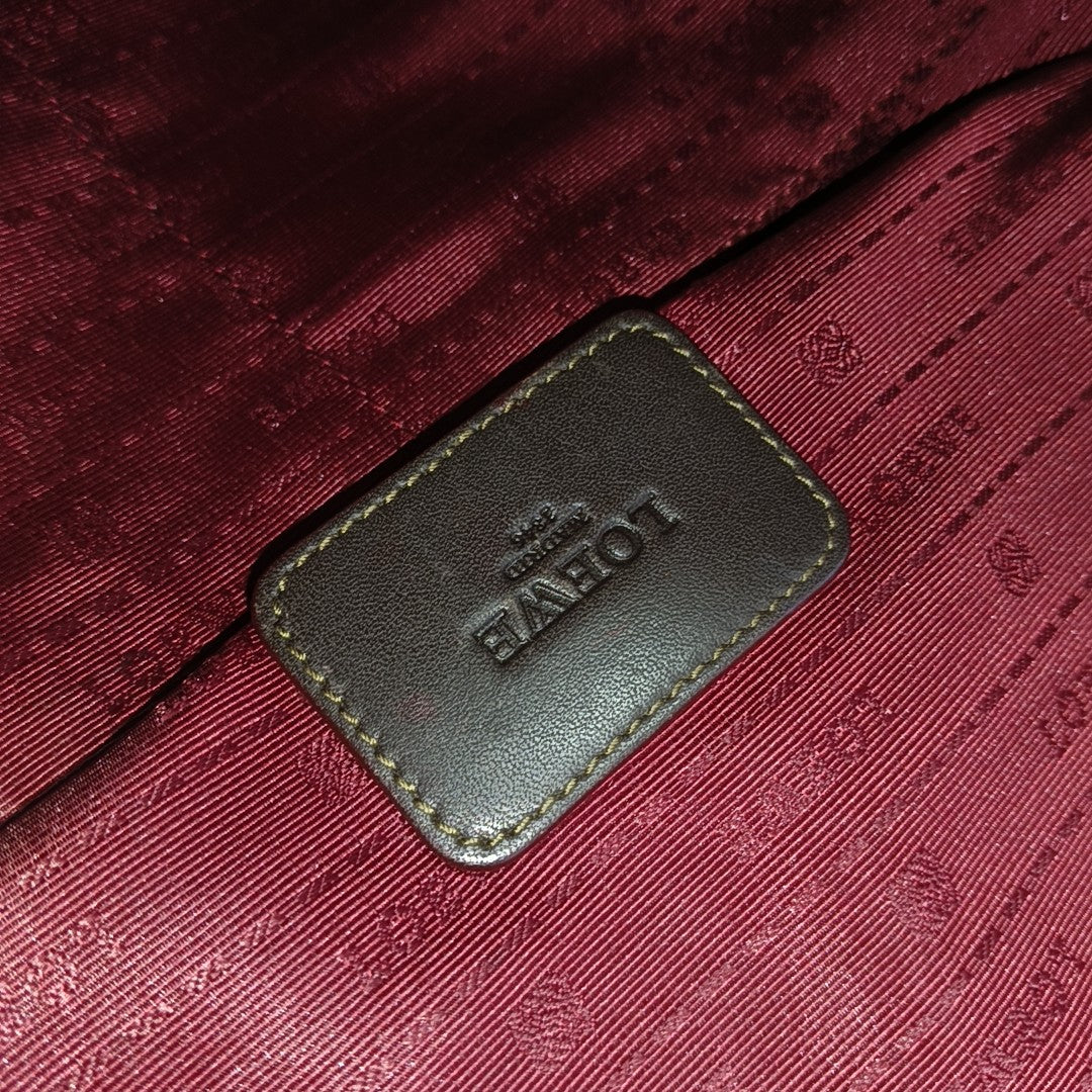 Calfskin Shoulder Bag Brown