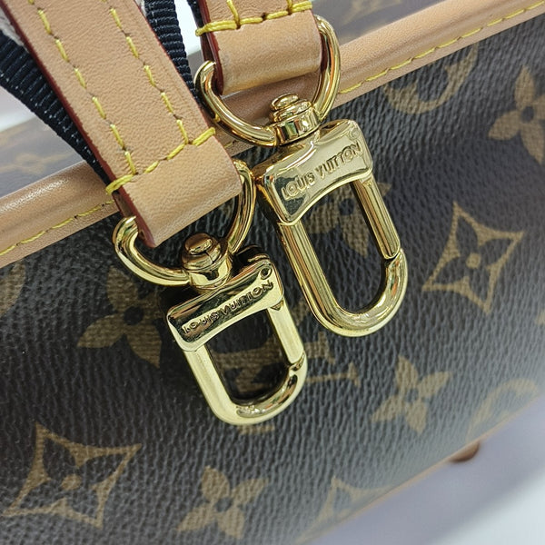 DIANE Monogram Coated Canvas Brown