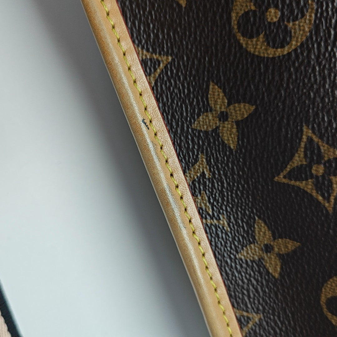 DIANE Monogram Coated Canvas Brown