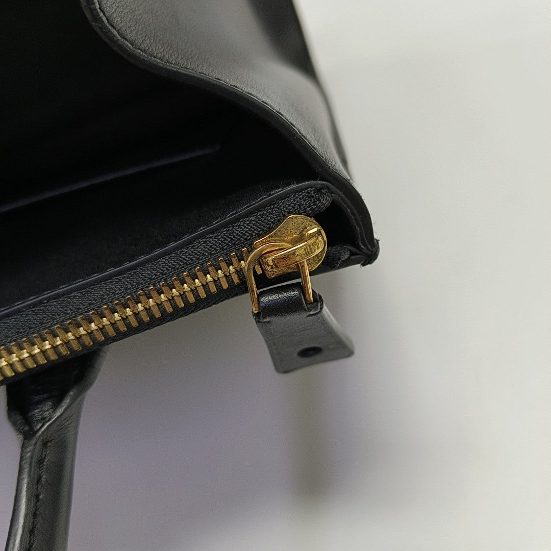 CITY STEAMER PM Calfskin Black