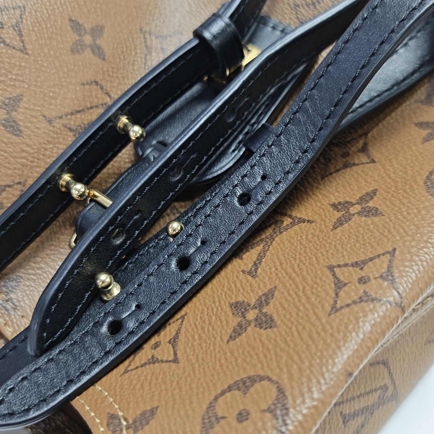 ATLANTIS PM Monogram Coated Canvas Brown