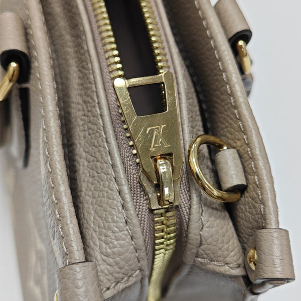 ONTHEGO EAST WEST PM Monogram Calfskin Gray