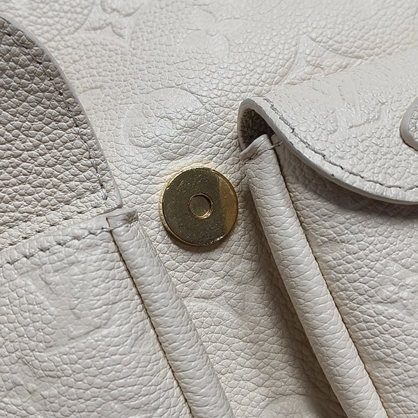BACKUP Monogram Calfskin White