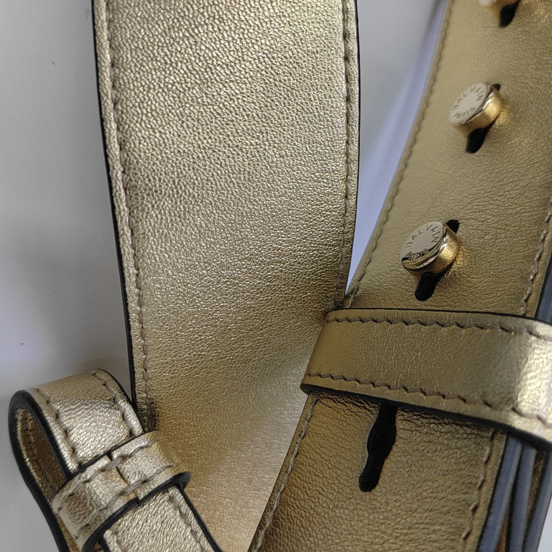 Quilted Calfskin Shoulder Bag Gold