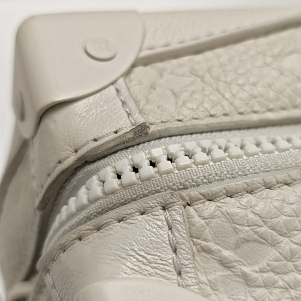 SOFT TRUNK Monogram Calfskin White
