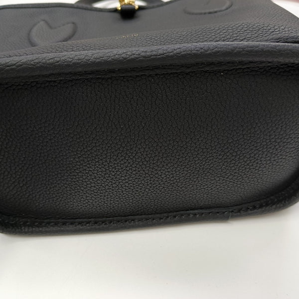 NEVERFULL INSIDE OUT BB Monogram Coated Canvas Black