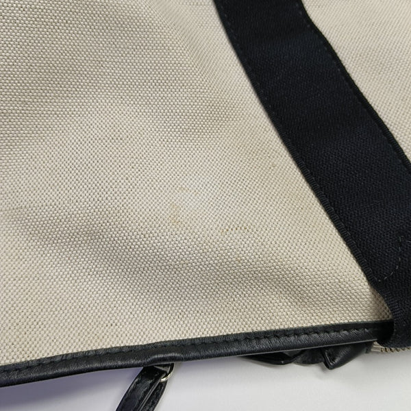 Navy Canvas White