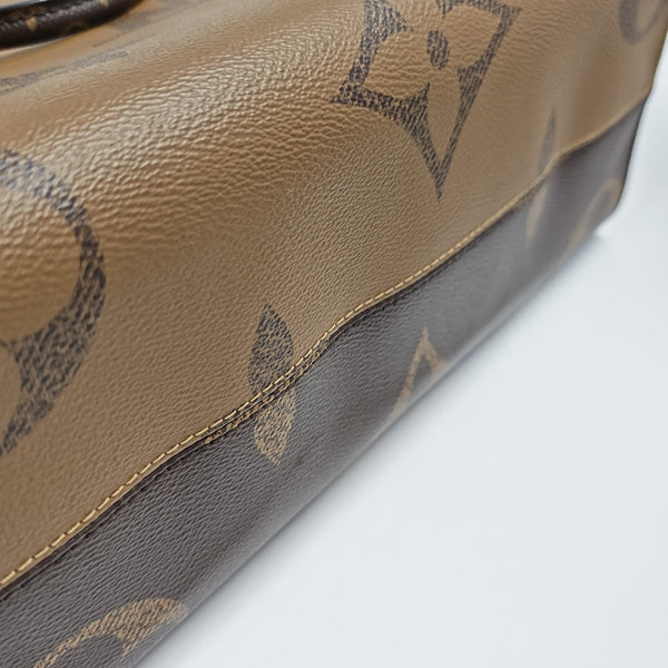 ONTHEGO MM Monogram Coated Canvas Brown