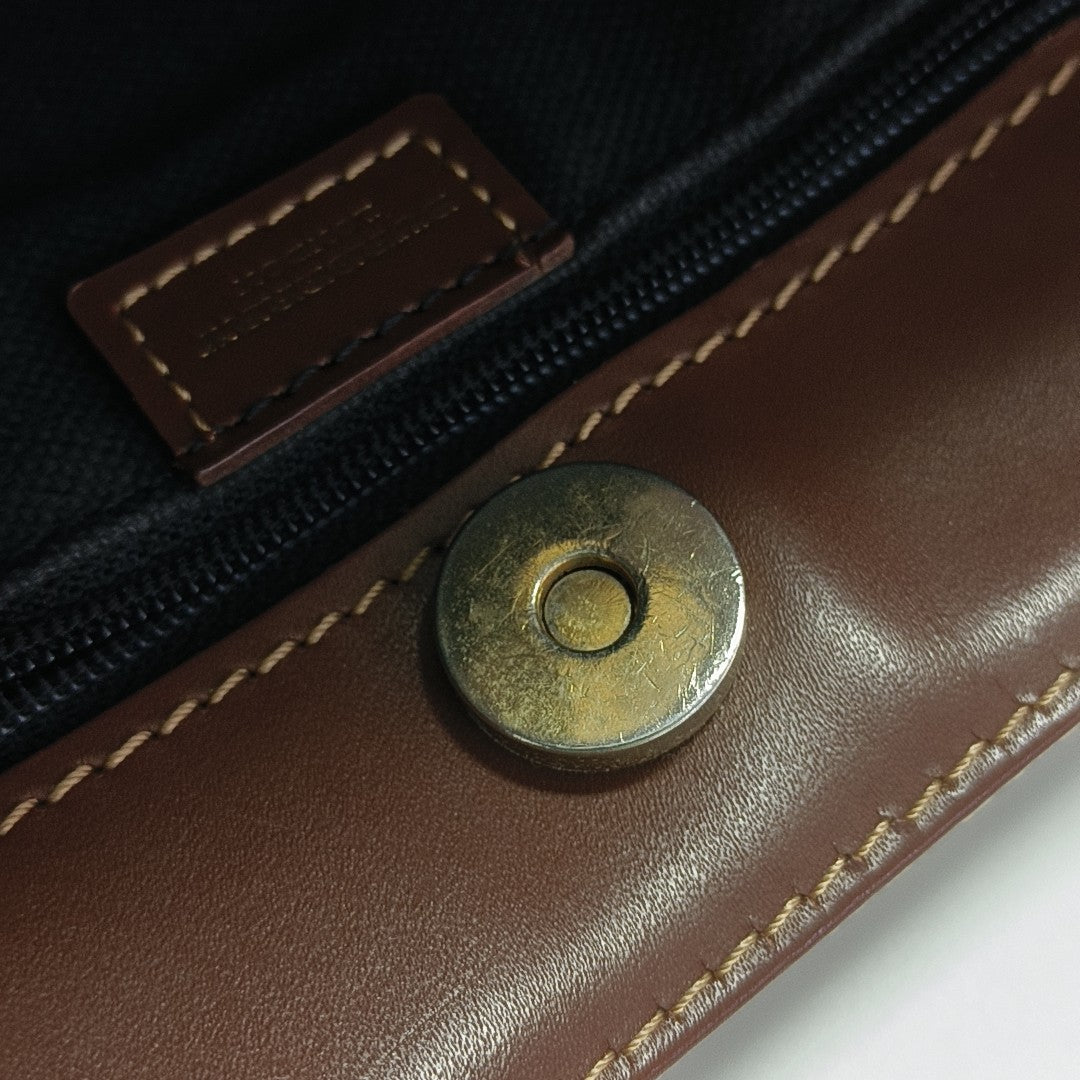 Coated Canvas Tote Bag Beige