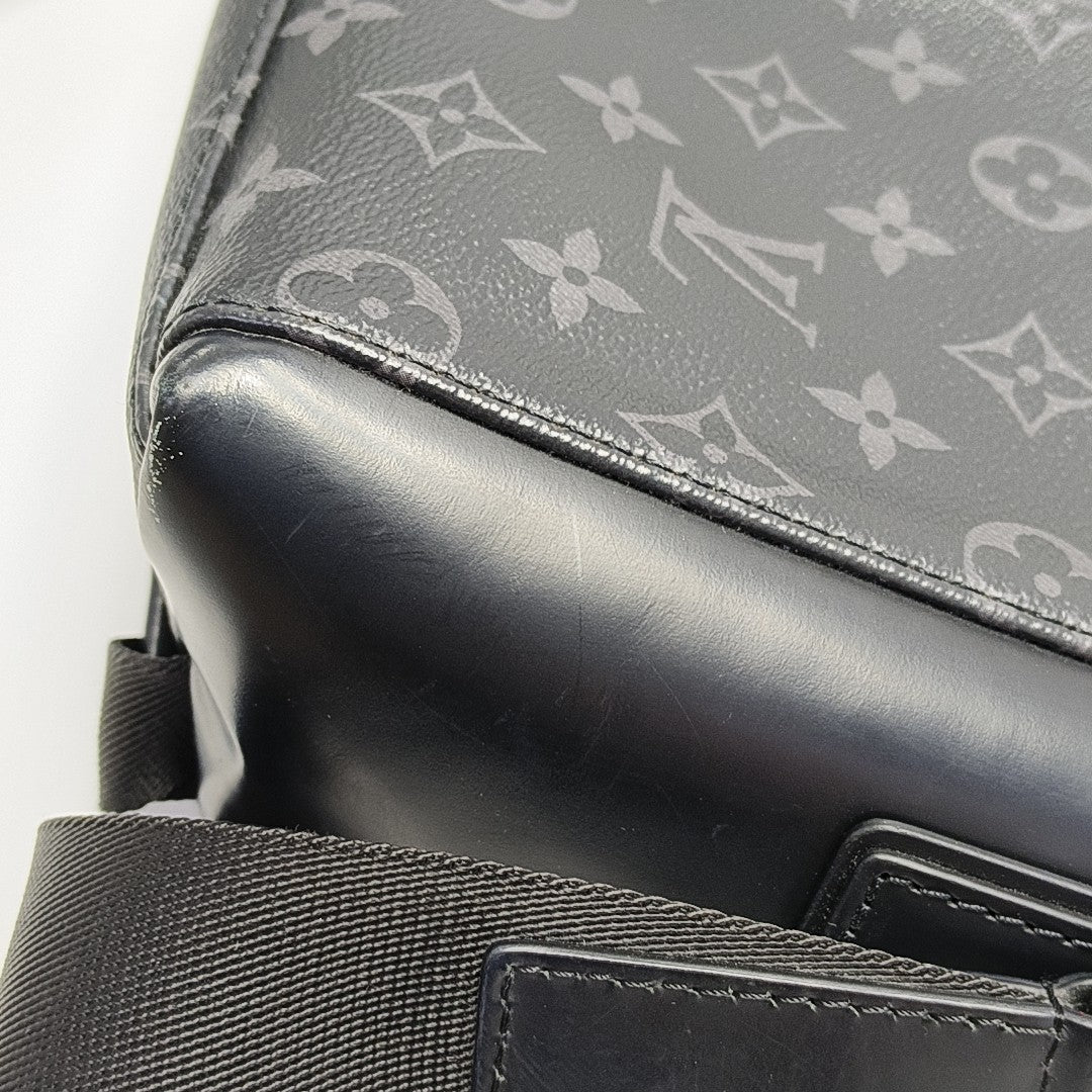 VOYAGER PM Monogram Coated Canvas Black