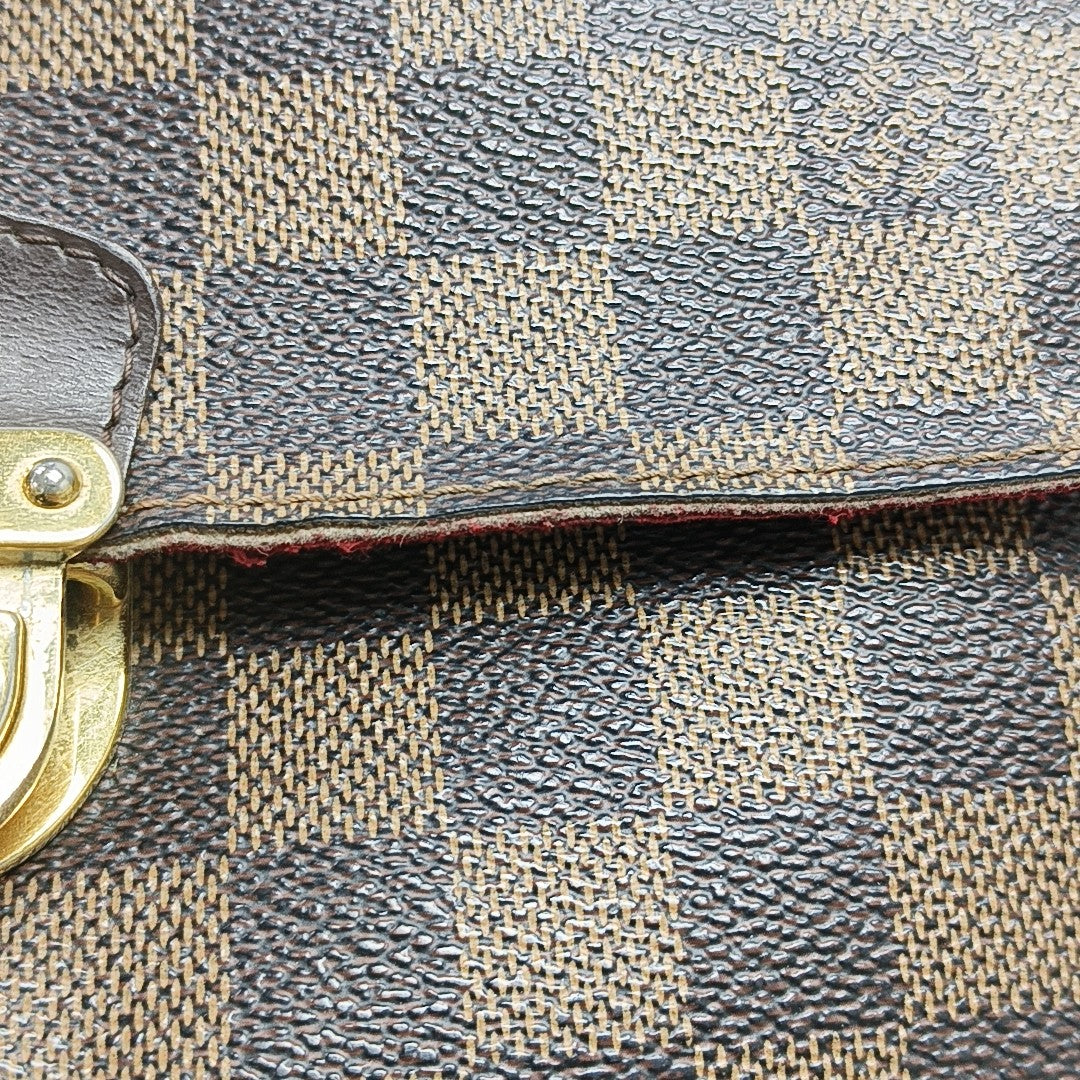 RAVELLO GM Damier Ebene Coated Canvas Brown