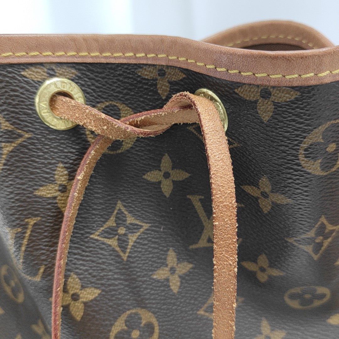NOÉ BB Monogram Coated Canvas Brown