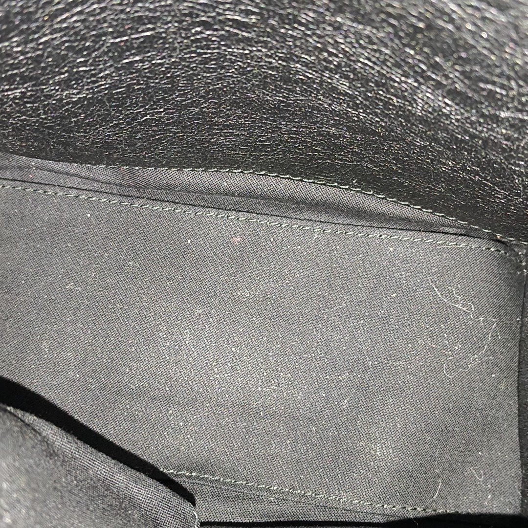 Bazar Lambskin Black