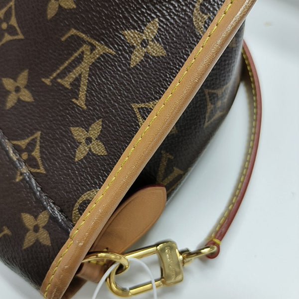 DIANE Monogram Coated Canvas Brown