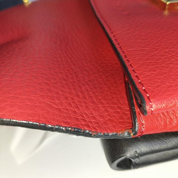 Calfskin Crossbody Bag Red
