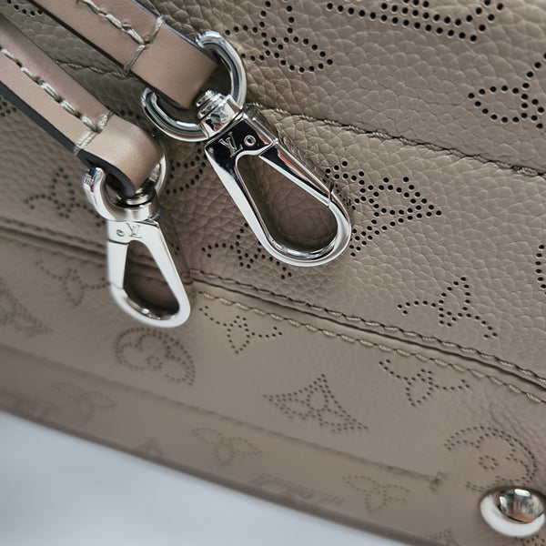 HINA PM Monogram Calfskin Gray