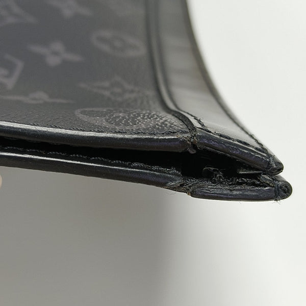 Pochette Voyag MM Monogram Coated Canvas Black