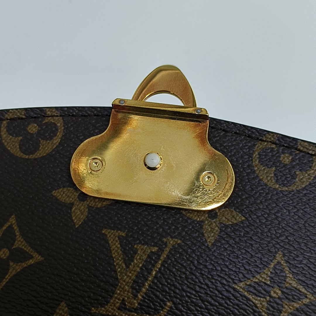 SAINT PLACIDE Monogram Coated Canvas Brown