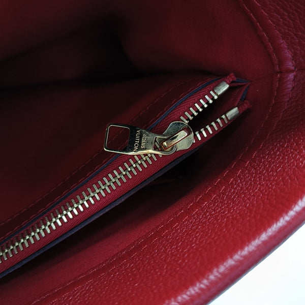 PALLAS MM Monogram Coated Canvas Brown