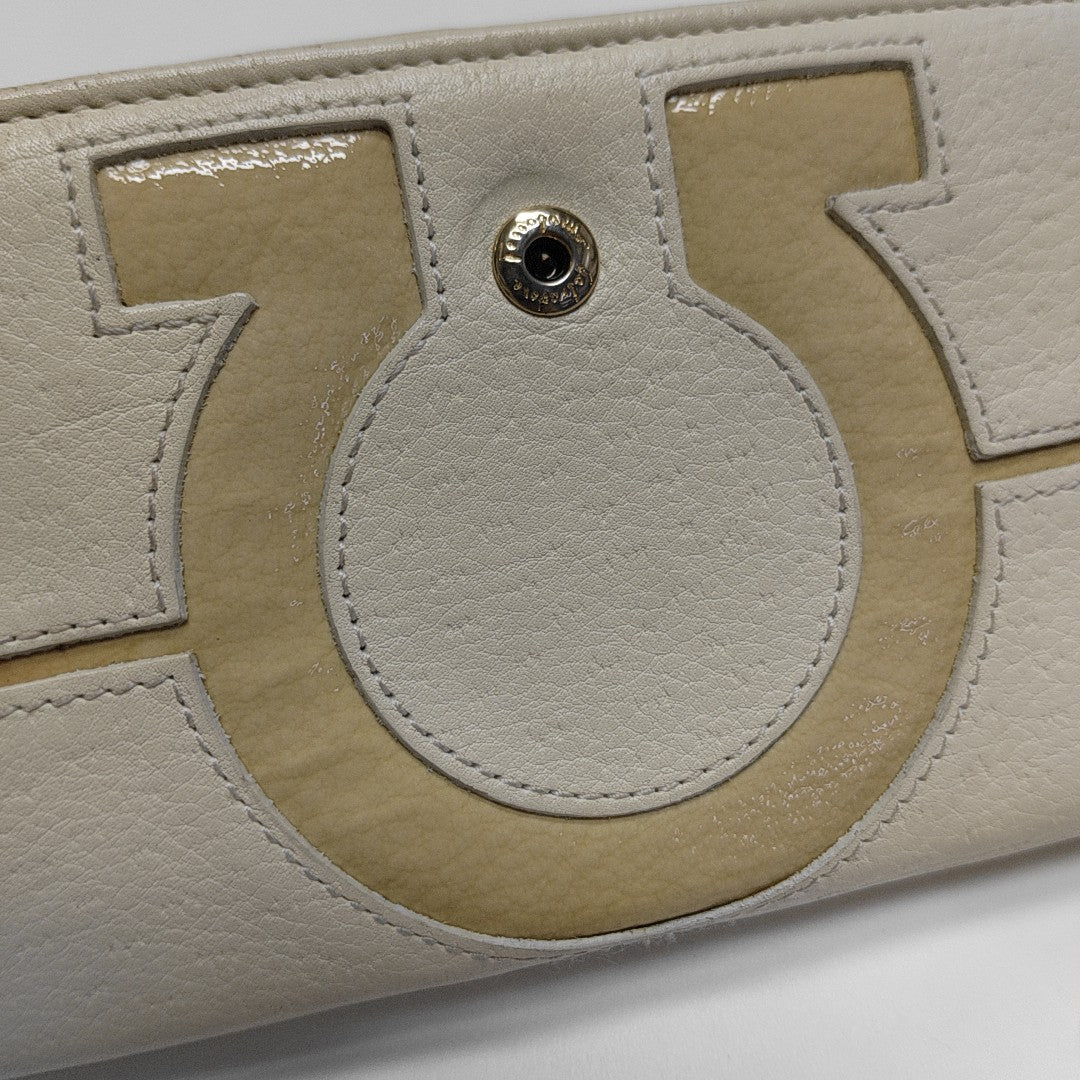Calfskin Wallet White