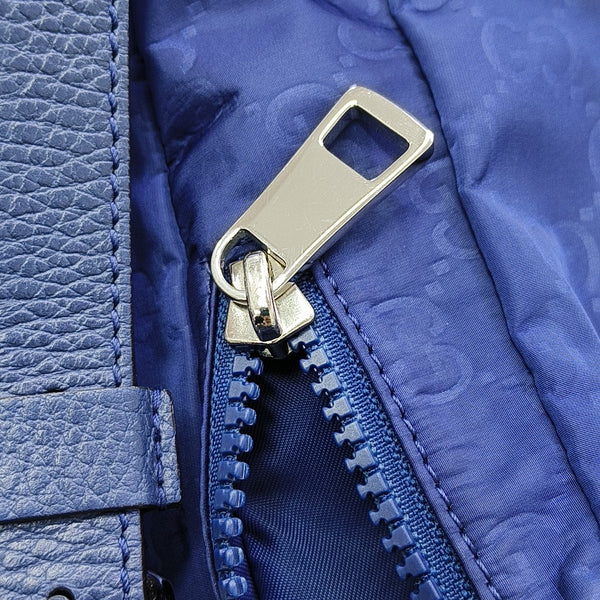 Monogram Nylon Backpack Blue