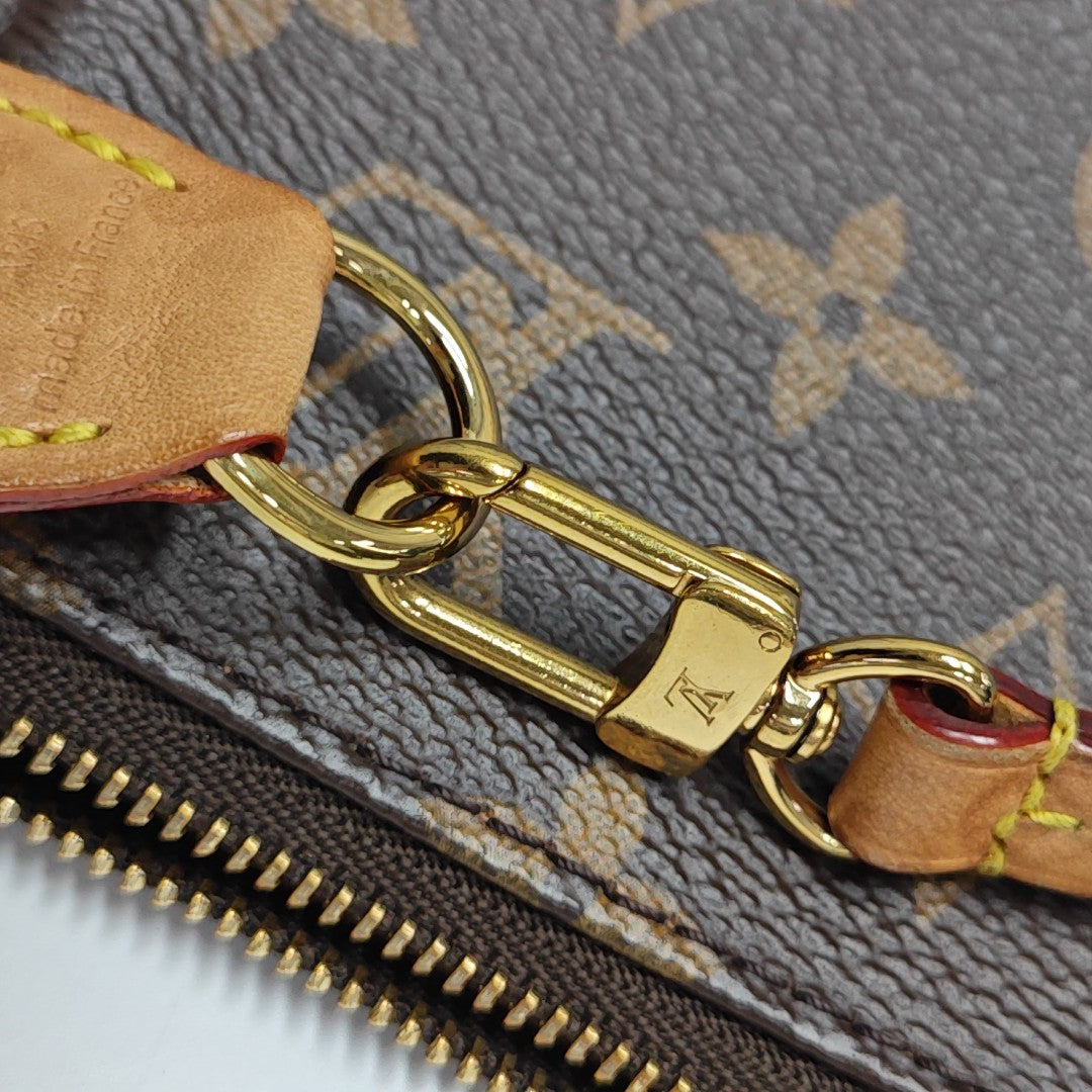 ACCESSOIRES GM Monogram Coated Canvas Brown