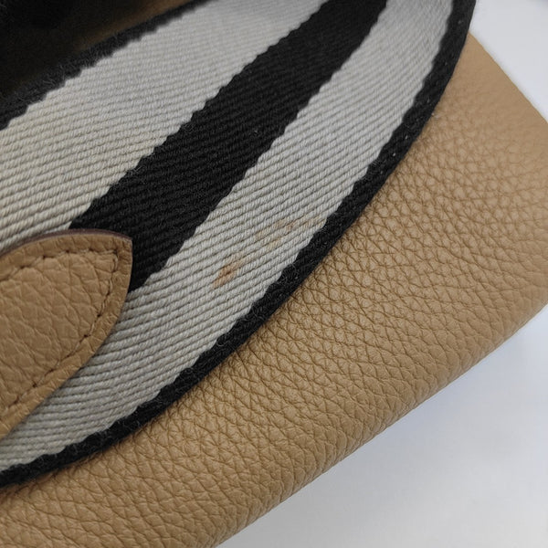 Calfskin Shoulder Bag Brown