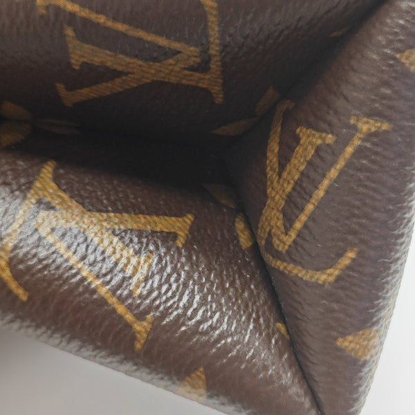 LOCKY BB Monogram Coated Canvas Brown