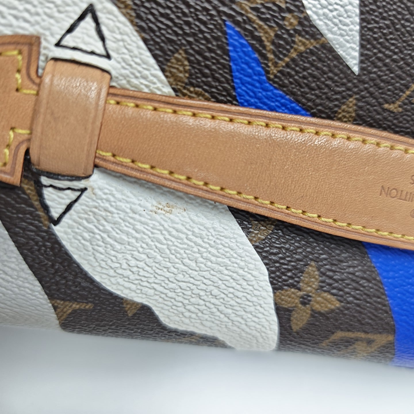 BUMBAG Monogram Coated Canvas Brown