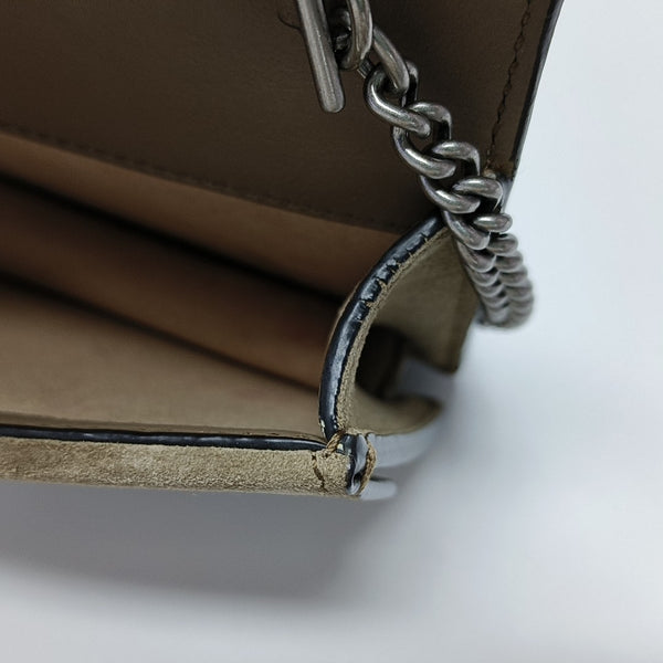Dionysus Super Mini Monogram Coated Canvas Beige