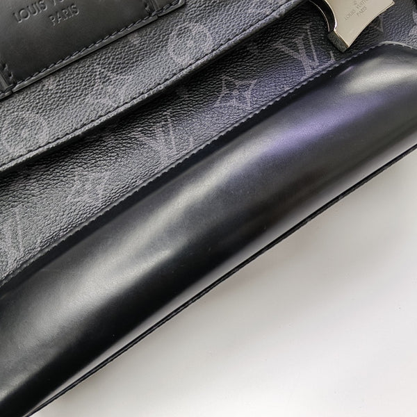 VOYAGER PM Monogram Coated Canvas Black
