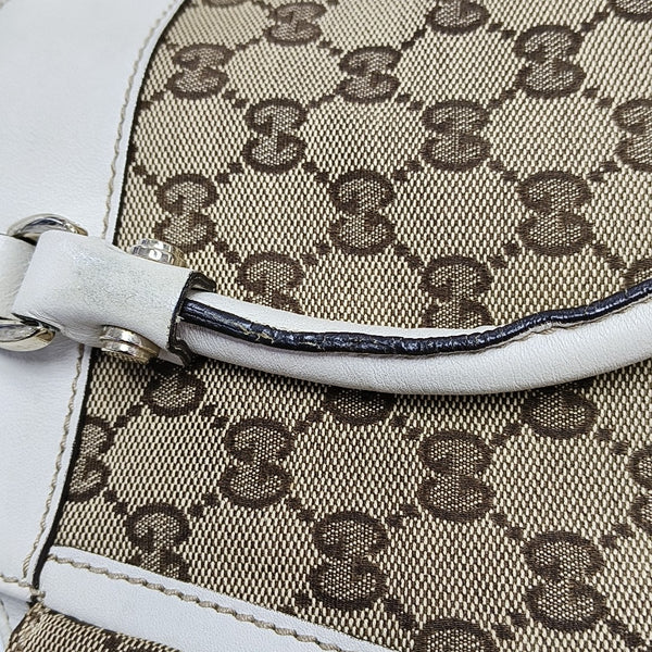 Monogram Canvas Tote Bag Brown