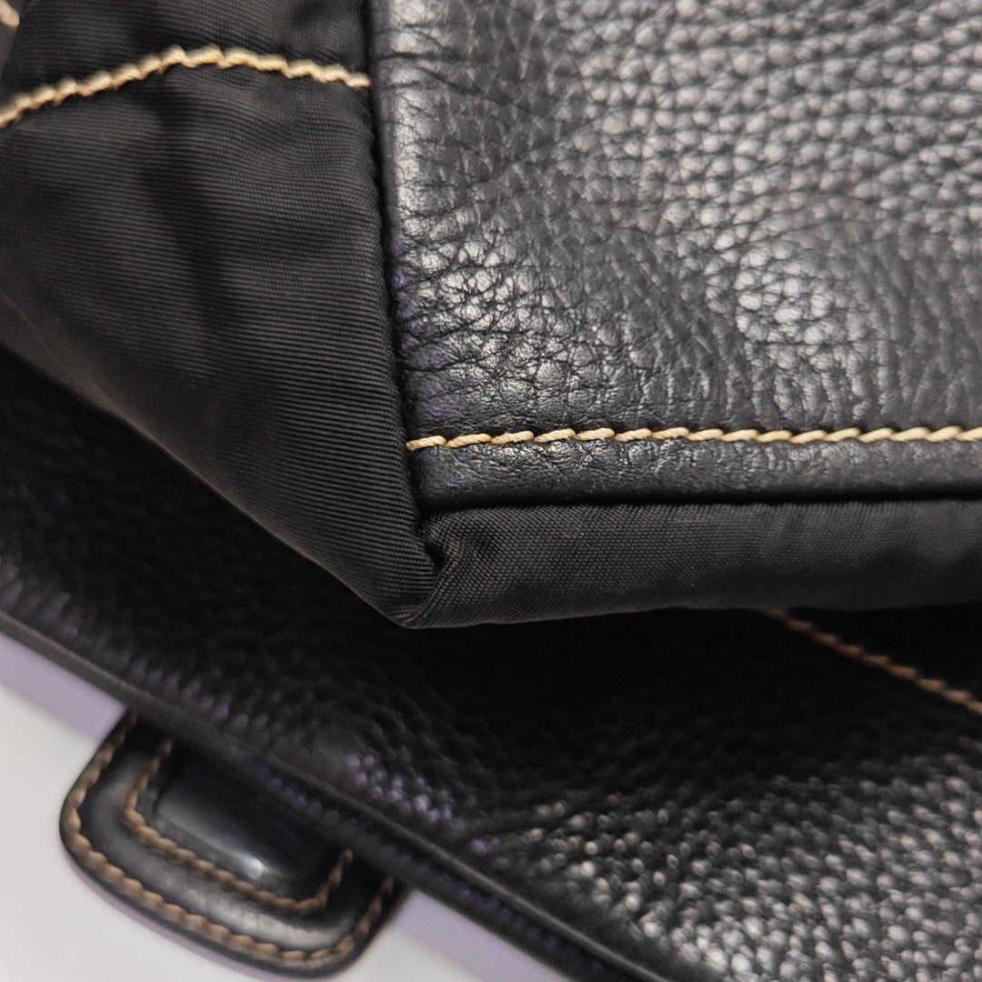 Nylon Bucket Bag Black