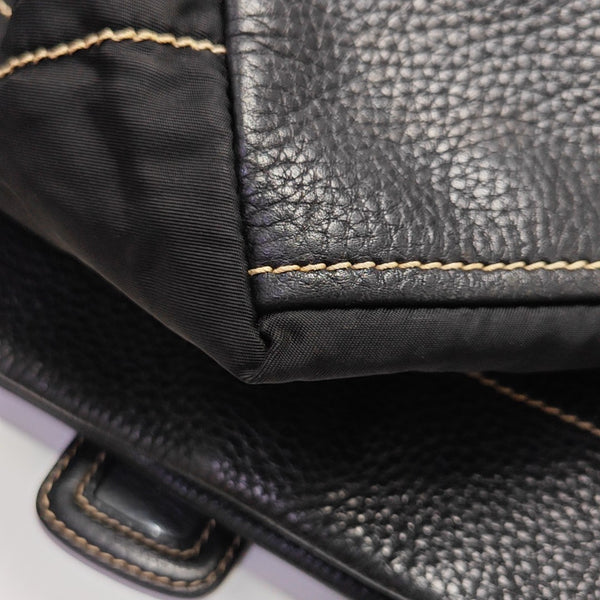 Nylon Bucket Bag Black