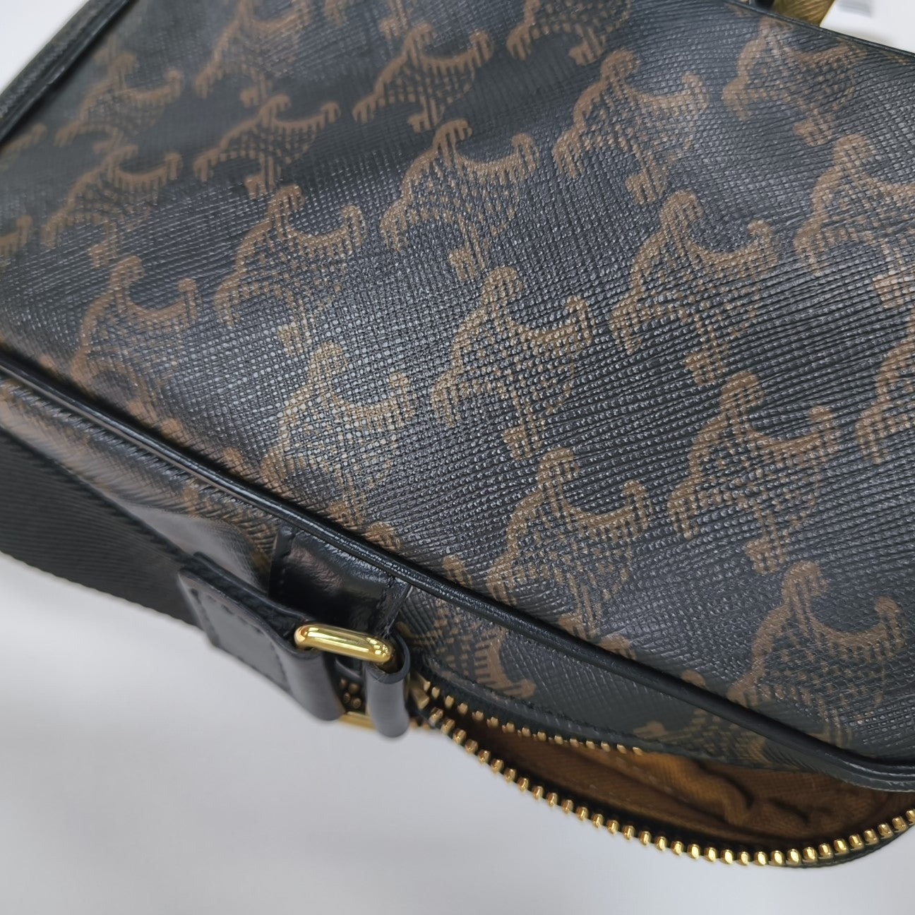 TRIOMPHE CANVAS Mini Coated Canvas Black