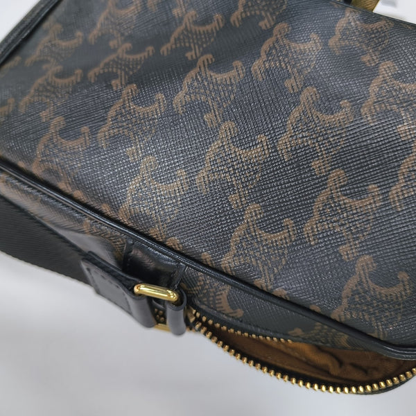 TRIOMPHE CANVAS Mini Coated Canvas Black