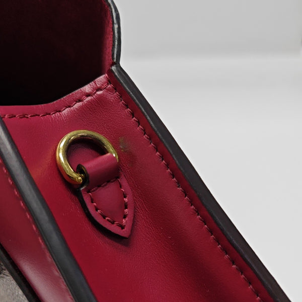 FLORE Monogram Coated Canvas Brown