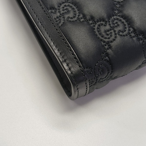 Quilted Calfskin Shoulder Bag Black