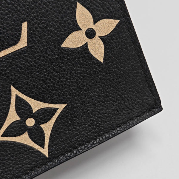 SAC PLAT Mini Monogram Calfskin Black