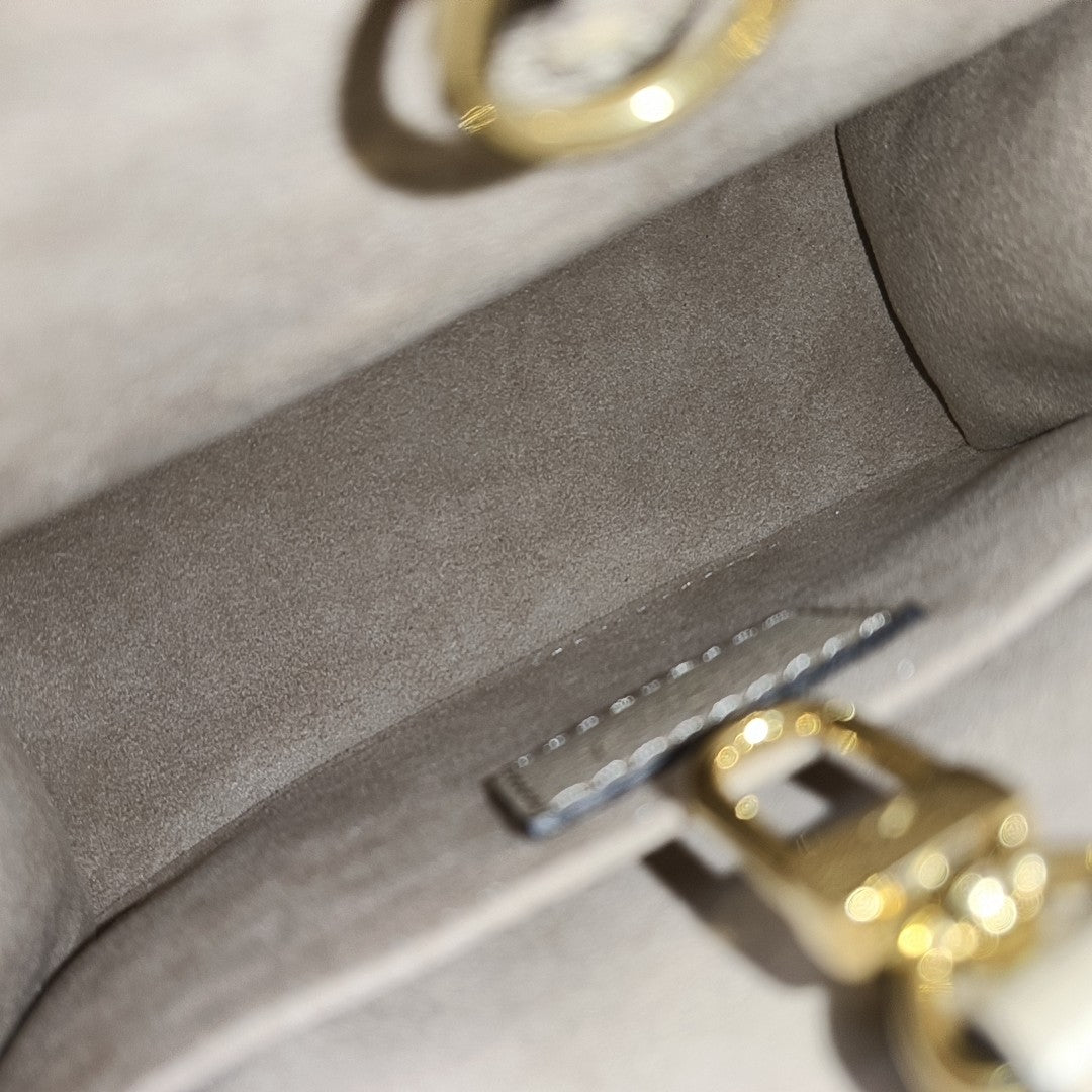 ONTHEGO BB Monogram Calfskin Gray