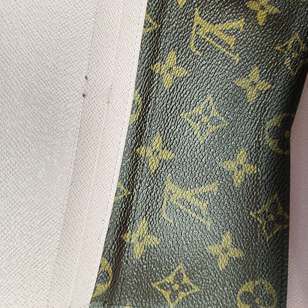 JOSÉPHINE Monogram Coated Canvas Brown Wallet