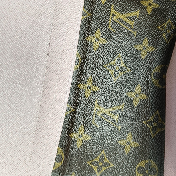 JOSÉPHINE Monogram Coated Canvas Brown Wallet