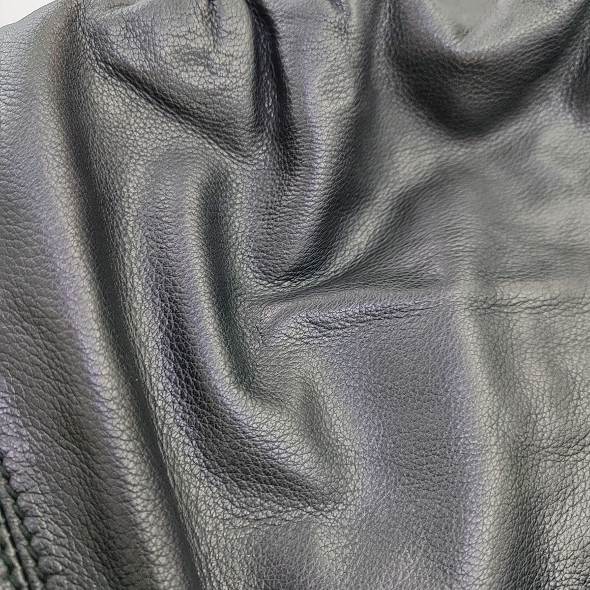 Calfskin Top Handle Bag Black