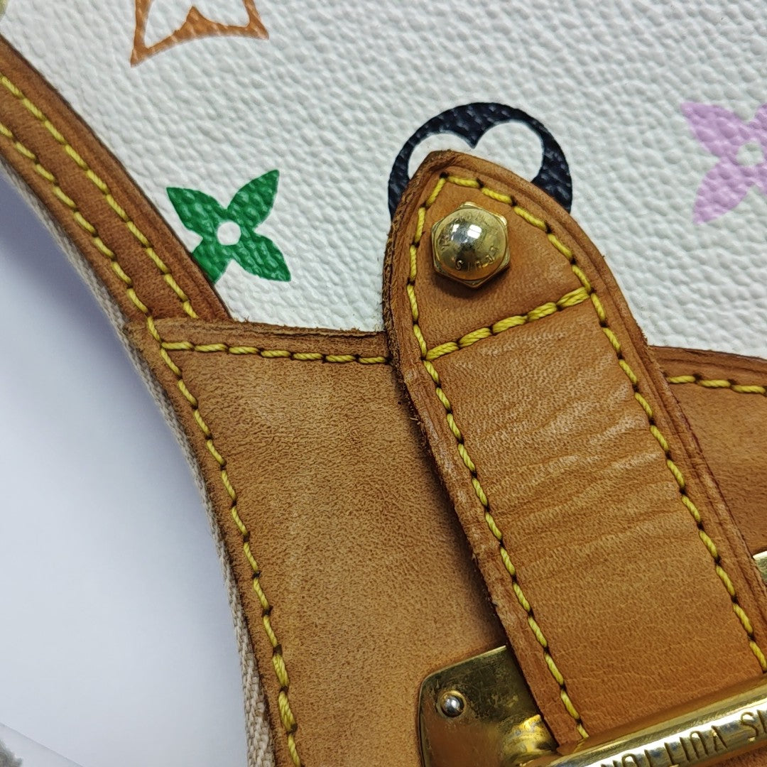 LV × TM GRETA Monogram Coated Canvas White